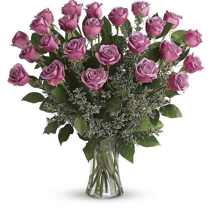 12 Lavender Roses