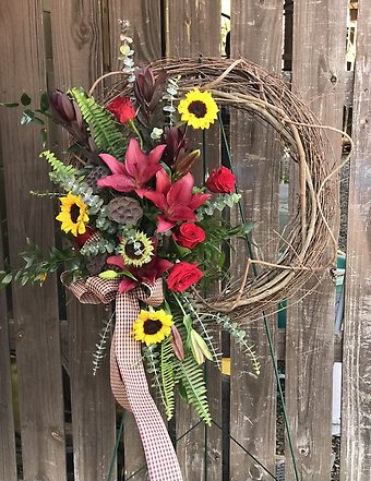 Grateful Grapevine Wreath