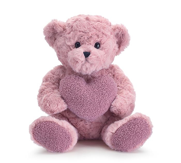 Burton & Burton Mauve Rose Bear