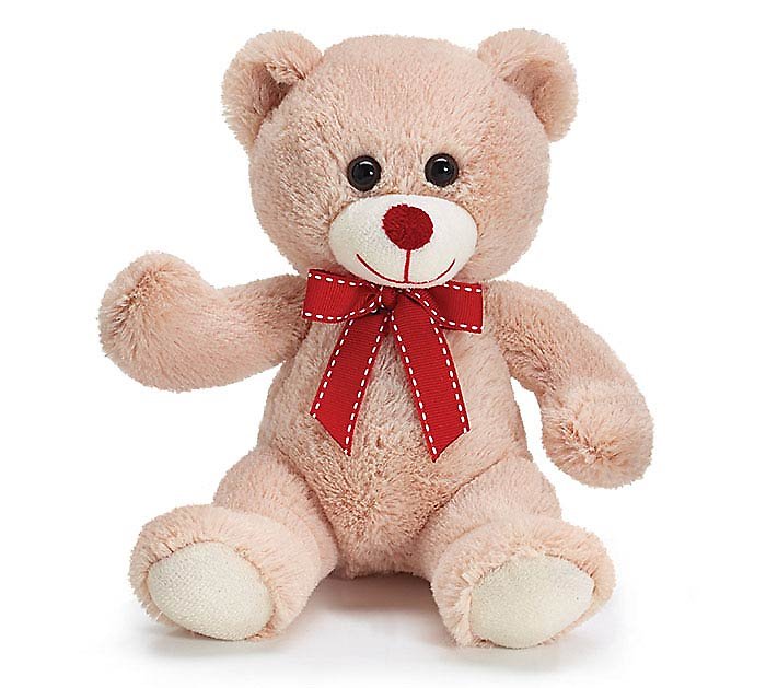 Burton & Burton 7\" Sitting Beige Bear