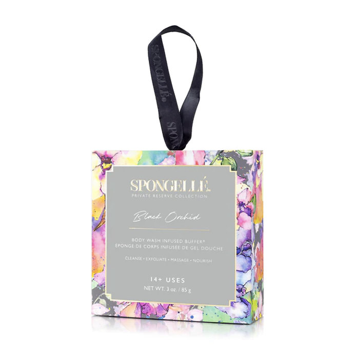 Spongelle Boxed Flower Buffer Black Orchid