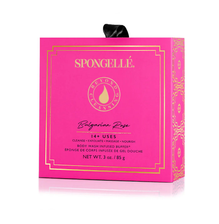 Spongelle Boxed Flower Buffer Bulgarian Rose