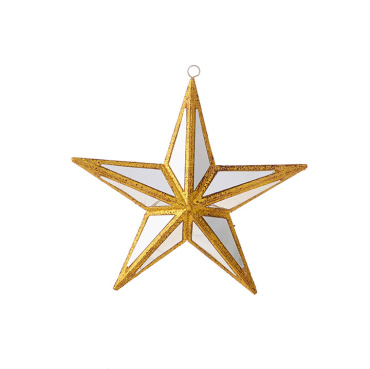 Raz 6\" Mirrored Star Ornament