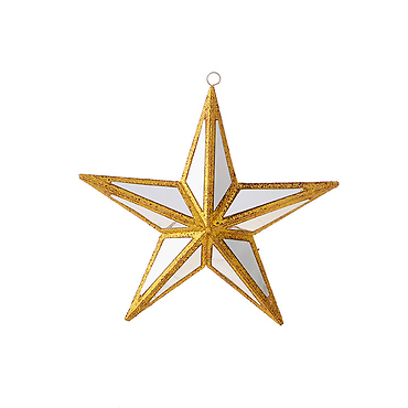 Raz 6\" Mirrored Star Ornament