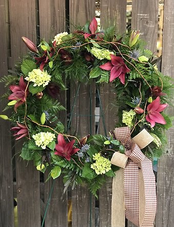 Cherished Memories Funeral Wreath