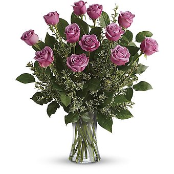 12 Lavender Roses