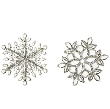 Raz 5\" Snowflake Ornament