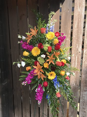 Rays of Sunshine Funeral Spray