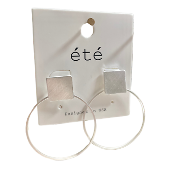 Silver Hoop Earrings