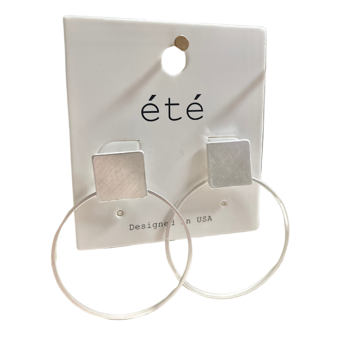 Silver Hoop Earrings