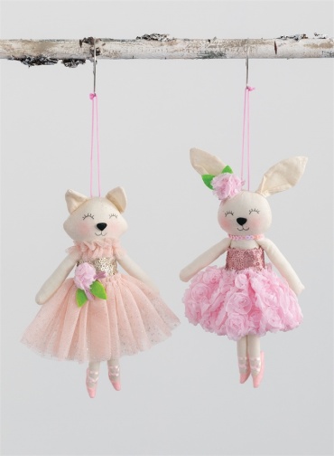 Sullivans Bunny/Fox Ornament