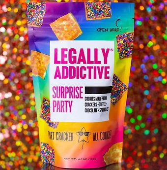 Legally Addictive Surprise Party Cookies